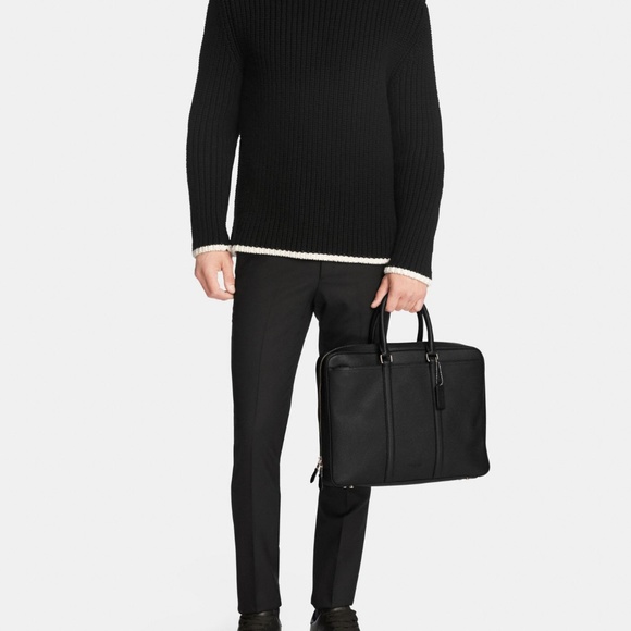 Sold Coach Metropolitan Slim Brief Briefcase 72113 - Picture 5 of 5